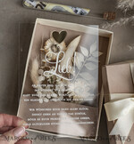 FRISCH VERHEIRATETES PAAR GESCHENKE Geldgeschenk zur Hochzeit Geschenkschachtel für Geld Geldgeschenk zur Hochzeit mit Strauß aus Trockenblumen personalisiert19