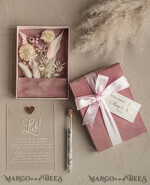 FRISCH VERHEIRATETES PAAR GESCHENKE Geldgeschenk zur Hochzeit Geschenkschachtel für Geld Geldgeschenk zur Hochzeit mit Strauß aus Trockenblumen personalisiert23
