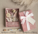 FRISCH VERHEIRATETES PAAR GESCHENKE Geldgeschenk zur Hochzeit Geschenkschachtel für Geld Geldgeschenk zur Hochzeit mit Strauß aus Trockenblumen personalisiert23