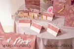 TISCHDEKORATIONSCHILDER   Samt Tischnummern und Dekoration Arch Tischnummer, Luxus Blush Pink Samt Bogen Tischnummern mit Acrylständer, blush pink und Gold Hochzeitstischdeko, 3D Goldene Buchstaben, Hochzeitsbeschilderung12