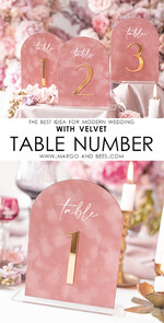 TISCHDEKORATIONSCHILDER   Samt Tischnummern und Dekoration Arch Tischnummer, Luxus Blush Pink Samt Bogen Tischnummern mit Acrylständer, blush pink und Gold Hochzeitstischdeko, 3D Goldene Buchstaben, Hochzeitsbeschilderung12