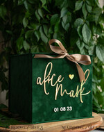 KARTONBOXEN  
 Samtkartenboxen Hochzeitskarte Box Geschenkkartenbox & Bogen Zeichen Set, Samtgrüne Hochzeitswunschbrunnen Geldgeschenkkartenbox, Personalisierte Hochzeitskartenbox, Grüner Luxus-Kartenbox, Hochzeitskartenbox mit Deckel, Smaragdgrüne Hochzeitsgeldbox, Garten Hochzeitskartenbox18