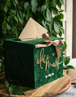 KARTONBOXEN  
 Samtkartenboxen Hochzeitskarte Box Geschenkkartenbox & Bogen Zeichen Set, Samtgrüne Hochzeitswunschbrunnen Geldgeschenkkartenbox, Personalisierte Hochzeitskartenbox, Grüner Luxus-Kartenbox, Hochzeitskartenbox mit Deckel, Smaragdgrüne Hochzeitsgeldbox, Garten Hochzeitskartenbox18