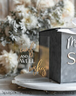 KARTONBOXEN  
 Samtkartenboxen Geschenkkartenbox & Schild-Set, Samtgraue Hochzeitswunschbrunnen-Geschenkkartenbox, Personalisierte Hochzeitskartenbox, Graue Luxus-Kartenbox, Hochzeitskartenbox mit Deckel, Graue Hochzeitsgeldbox, Hochzeitskartenbox17