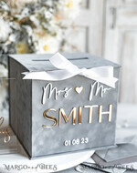 KARTONBOXEN  
 Samtkartenboxen Geschenkkartenbox & Schild-Set, Samtgraue Hochzeitswunschbrunnen-Geschenkkartenbox, Personalisierte Hochzeitskartenbox, Graue Luxus-Kartenbox, Hochzeitskartenbox mit Deckel, Graue Hochzeitsgeldbox, Hochzeitskartenbox17