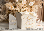 KARTONBOXEN  
 Samtkartenboxen Elfenbein Geschenkkartenbox & Karten Geschenke Schild Set, Samt Klassische Hochzeitswunschbrunnen Geldgeschenkkartenbox, Personalisierte Gold Plexi Hochzeitskartenbox, Luxuriöse Kartenbox, Hochzeitskartenbox mit Deckel, Hochzeitsgeldbox16