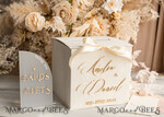 KARTONBOXEN  
 Samtkartenboxen Elfenbein Geschenkkartenbox & Karten Geschenke Schild Set, Samt Klassische Hochzeitswunschbrunnen Geldgeschenkkartenbox, Personalisierte Gold Plexi Hochzeitskartenbox, Luxuriöse Kartenbox, Hochzeitskartenbox mit Deckel, Hochzeitsgeldbox16