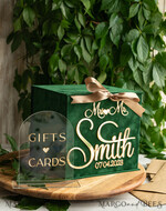 KARTONBOXEN  
 Samtkartenboxen Hochzeitskartenbox für Gartenhochzeiten, Geschenkkartenbox & Schild-Set, Samtgrüne Hochzeitswunschbox für Geldgeschenke, personalisierte Hochzeitskartenbox, luxuriöse Kartenbox mit Grünpflanzen, Hochzeitskartenbox mit Deckel, smaragdgrüne Hochzeitsgeldbox, Hochzeitskartenbox für Gartenhochzeiten.20
