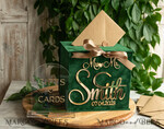 KARTONBOXEN  
 Samtkartenboxen Hochzeitskartenbox für Gartenhochzeiten, Geschenkkartenbox & Schild-Set, Samtgrüne Hochzeitswunschbox für Geldgeschenke, personalisierte Hochzeitskartenbox, luxuriöse Kartenbox mit Grünpflanzen, Hochzeitskartenbox mit Deckel, smaragdgrüne Hochzeitsgeldbox, Hochzeitskartenbox für Gartenhochzeiten.20