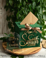 KARTONBOXEN  
 Samtkartenboxen Hochzeitskartenbox für Gartenhochzeiten, Geschenkkartenbox & Schild-Set, Samtgrüne Hochzeitswunschbox für Geldgeschenke, personalisierte Hochzeitskartenbox, luxuriöse Kartenbox mit Grünpflanzen, Hochzeitskartenbox mit Deckel, smaragdgrüne Hochzeitsgeldbox, Hochzeitskartenbox für Gartenhochzeiten.20