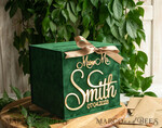 KARTONBOXEN  
 Samtkartenboxen Hochzeitskartenbox für Gartenhochzeiten, Geschenkkartenbox & Schild-Set, Samtgrüne Hochzeitswunschbox für Geldgeschenke, personalisierte Hochzeitskartenbox, luxuriöse Kartenbox mit Grünpflanzen, Hochzeitskartenbox mit Deckel, smaragdgrüne Hochzeitsgeldbox, Hochzeitskartenbox für Gartenhochzeiten.20
