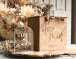 KARTONBOXEN  
 Samtkartenboxen Kartenbox, Hochzeitskartenbox mit Deckel, Frühlingshochzeit Geldbox, Hochzeitskartenbox mit Schlitz und Karten sowie Geschenk-Bogen Acrylzeichen-Set.25