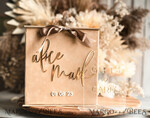 KARTONBOXEN  
 Samtkartenboxen Kartenbox, Hochzeitskartenbox mit Deckel, Frühlingshochzeit Geldbox, Hochzeitskartenbox mit Schlitz und Karten sowie Geschenk-Bogen Acrylzeichen-Set.25
