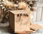 KARTONBOXEN  
 Samtkartenboxen Kartenbox, Hochzeitskartenbox mit Deckel, Frühlingshochzeit Geldbox, Hochzeitskartenbox mit Schlitz und Karten sowie Geschenk-Bogen Acrylzeichen-Set.25