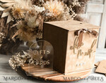 KARTONBOXEN  
 Samtkartenboxen Kartenbox, Hochzeitskartenbox mit Deckel, Frühlingshochzeit Geldbox, Hochzeitskartenbox mit Schlitz und Karten sowie Geschenk-Bogen Acrylzeichen-Set.25