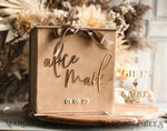 KARTONBOXEN  
 Samtkartenboxen Kartenbox, Hochzeitskartenbox mit Deckel, Frühlingshochzeit Geldbox, Hochzeitskartenbox mit Schlitz und Karten sowie Geschenk-Bogen Acrylzeichen-Set.25