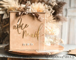 KARTONBOXEN  
 Samtkartenboxen Kartenbox, Hochzeitskartenbox mit Deckel, Frühlingshochzeit Geldbox, Hochzeitskartenbox mit Schlitz und Karten sowie Geschenk-Bogen Acrylzeichen-Set.25