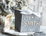 KARTONBOXEN  
 Samtkartenboxen Kartenbox, Hochzeitskartenbox mit Deckel, Frühlingshochzeit Geldbox, Hochzeitskartenbox mit Schlitz und Karten und Geschenk-Bogen Acrylschild-Set16