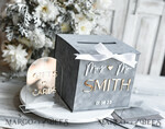KARTONBOXEN  
 Samtkartenboxen Kartenbox, Hochzeitskartenbox mit Deckel, Frühlingshochzeit Geldbox, Hochzeitskartenbox mit Schlitz und Karten und Geschenk-Bogen Acrylschild-Set16