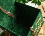 KARTONBOXEN  
 Samtkartenboxen Geschenkkartenbox, Samtgrüne Hochzeitswunschbrunnen-Geldgeschenkkartenbox, personalisierte Hochzeitskartenbox, luxuriöse Grünpflanzenkartenbox, Hochzeitskartenbox in Grün und Gold mit Deckel, Hochzeitsgeldbox, smaragdgrüne Hochzeitskartenbox.9
