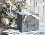 KARTONBOXEN  
 Samtkartenboxen Kartenbox, Hochzeitskartenbox mit Deckel, Frühlingshochzeit Geldbox, Hochzeitskartenbox mit Schlitz und Karten sowie Geschenkbogen Acryl-Schild-Set.21