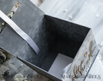 KARTONBOXEN  
 Samtkartenboxen Kartenbox, Hochzeitskartenbox mit Deckel, Frühlingshochzeit Geldbox, Hochzeitskartenbox mit Schlitz und Karten sowie Geschenkbogen Acryl-Schild-Set.21
