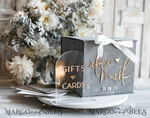 KARTONBOXEN  
 Samtkartenboxen Kartenbox, Hochzeitskartenbox mit Deckel, Frühlingshochzeit Geldbox, Hochzeitskartenbox mit Schlitz und Karten sowie Geschenkbogen Acryl-Schild-Set.21