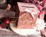 KARTONBOXEN  
 Samtkartenboxen Geschenkkartenbox & Karten mit guten Wünschen Set, Samt Blush Hochzeitswunschbrunnen Geldgeschenkkartenbox, Personalisierte Hochzeitskartenbox, Luxuriöse Kartenbox, Hochzeitskartenbox mit Deckel, Hochzeitsgeldbox, Hochzeitskartenbox.25