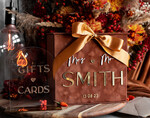 KARTONBOXEN  
 Samtkartenboxen Terrakotta Fall Kartenbox und Acrylkarten & Geschenke klarer Schild, Velvet Rost Hochzeitskartenbox mit Deckel, gebranntes Orange Hochzeitsgeldbox, Kupfer Hochzeitskartenbox Karten- und Geschenkeset mit Acrylschild.38