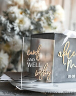 KARTONBOXEN  
 Samtkartenboxen Geschenkkartenbox & Schild Set, Samtgraue Hochzeitswunschbrunnen-Geschenkkartenbox, Personalisierte Hochzeitskartenbox, Graue Luxus-Kartenbox, Hochzeitskartenbox mit Deckel, Graue Hochzeitsgeldbox, Hochzeitskartenbox20