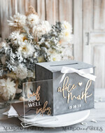 KARTONBOXEN  
 Samtkartenboxen Geschenkkartenbox & Schild Set, Samtgraue Hochzeitswunschbrunnen-Geschenkkartenbox, Personalisierte Hochzeitskartenbox, Graue Luxus-Kartenbox, Hochzeitskartenbox mit Deckel, Graue Hochzeitsgeldbox, Hochzeitskartenbox20