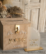 KARTONBOXEN  
 Samtkartenboxen Beige Gold Samt Set Kartenbox mit Schloss & Polaroid Gästebuch & Karten Geschenke Schild Instax Anleitungsschild Kombi und Stifte Set, Herbst Hochzeitskartenbox mit Deckel Sofort Instax Gästebuch Hochzeitsgeldbox Sing Gästebuch Set39