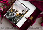 FOTOALBUM/ FOTOBOX Velvet Foto Box Fotografen Box Erinnerungsbundle Burgunder Samt Fotokästen Set aus 2, große kastanienbraune Fotografenbox, reguläre Marsala Gold Hochzeitsgedächtnisbox, goldener Spiegel personalisierte Andenkenbox, Fotografengeschenke für Kunden, Hochzeitsbilderverpackung, personalisierte Fotografie Kupferbox.29
