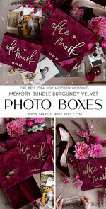 FOTOALBUM/ FOTOBOX Velvet Foto Box Fotografen Box Erinnerungsbundle Burgunder Samt Fotokästen Set aus 2, große kastanienbraune Fotografenbox, reguläre Marsala Gold Hochzeitsgedächtnisbox, goldener Spiegel personalisierte Andenkenbox, Fotografengeschenke für Kunden, Hochzeitsbilderverpackung, personalisierte Fotografie Kupferbox.29