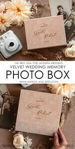 FOTOALBUM/ FOTOBOX Velvet Foto Box Fotografen Box Tan Samt Fotobox Fotografenbox Hochzeitsgedächtnisbox, Beige benutzerdefinierte Andenkenbox, Taupe Fotografen-Geschenke für Kunden, Hochzeitsbilder Verpackung, benutzerdefinierte Fotografie Nacktbox8