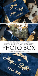 FOTOALBUM/ FOTOBOX Velvet Foto Box Fotografen Box Samtkasten für Fotos Fotografenbox Hochzeitsgedächtnisbox, individuelle Erinnerungsbox, Fotografengeschenke für Kunden, Verpackung für Hochzeitsbilder, individuelle Fotokiste18