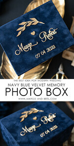 FOTOALBUM/ FOTOBOX Velvet Foto Box Fotografen Box Samtkasten für Fotos Fotografenbox Hochzeitsgedächtnisbox, individuelle Erinnerungsbox, Fotografengeschenke für Kunden, Verpackung für Hochzeitsbilder, individuelle Fotokiste18