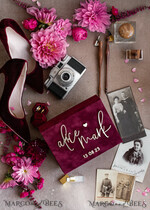 FOTOALBUM/ FOTOBOX Velvet Foto Box Fotografen Box Burgunder Samt Fotokiste, Kastanienbraune Fotografenbox, Marsala Gold Hochzeitsgedächtniskiste, Gold Spiegel maßgeschneiderte Andenkenschachtel, Fotografengeschenke für Kunden, Hochzeitsbilderverpackung, maßgeschneiderte Fotografie Kupferbox.26