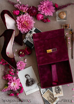 FOTOALBUM/ FOTOBOX Velvet Foto Box Fotografen Box Burgunder Samt Fotokiste, Kastanienbraune Fotografenbox, Marsala Gold Hochzeitsgedächtniskiste, Gold Spiegel maßgeschneiderte Andenkenschachtel, Fotografengeschenke für Kunden, Hochzeitsbilderverpackung, maßgeschneiderte Fotografie Kupferbox.26