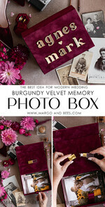FOTOALBUM/ FOTOBOX Velvet Foto Box Fotografen Box Burgunder Samt Fotokiste, Kastanienbraune Fotografenbox, Marsala Gold Hochzeitsgedächtniskiste, Gold Spiegel maßgeschneiderte Andenkenschachtel, Fotografengeschenke für Kunden, Hochzeitsbilderverpackung, maßgeschneiderte Fotografie Kupferbox.26