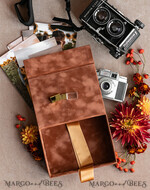 FOTOALBUM/ FOTOBOX Velvet Foto Box Fotografen Box Terrakotta Samt Foto Box Fotografen Box Hochzeitsgedächtnis Box, verbranntes Orange benutzerdefinierte Andenken Box, Rost Fotograf Geschenke für Kunden, Hochzeitsbilder Verpackung, benutzerdefinierte Fotografie Kupfer Box19