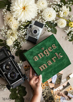 FOTOALBUM/ FOTOBOX Velvet Foto Box Fotografen Box Smaragdgrüne Samt-Fotobox Fotograf Hochzeit Erinnerungsbox, Grün Custom Andenkenbox, Garten Fotograf Geschenke für Kunden, Hochzeitsbilder Verpackung, Individuelle Fotografiebox22