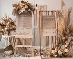 BLUMENMÄDCHEN / SEITENJUNGE SCHILDER Acrylschilder für Blumenmädchen / Ringträger Personalisierte Acryl-Hochzeits-Schild für den Ringträger, Ombre Beige Gold Acryl-Schild für den Ringträger, bemaltes Plexiglas-Acryl-Schild für das Blumenmädchen, Schild für das Blumenmädchen am Hochzeitstag, boho glam Bogen gold Acryl-Hochzeitsdekoration für das Blumenmädchen, Papa, es ist Zeit, Mama unseren Nachnamen zu geben, Bogen Acryl hier kommt die Braut.21