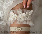 BRAUT Bolero, Kleider, Strumpfband STRUMPFBAND FÜR DIE BRAUT Set aus zwei Gürteln, personalisierter Hochzeitsgürtel in der Box, etwas blaues Tüllspitzenband & personalisiertes Wurfset, Gürtel für die Braut, Geschenk zur Brautparty, cremefarbener Tüllgürtelset, Geschenk für die Braut, Wurfgürtel.9