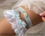 BRAUT Bolero, Kleider, Strumpfband STRUMPFBAND FÜR DIE BRAUT Set aus zwei Strümpfen, personalisierter Hochzeitsstrumpf in Box, etwas Blaues Spitzenstrumpf & personalisiertes Wurfset, Strumpf für die Braut, Geschenk zur Brautparty, Spitzenstrumpfset, Geschenk für die Braut, Wurfstrumpf8