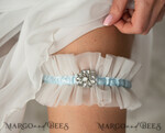 BRAUT Bolero, Kleider, Strumpfband STRUMPFBAND FÜR DIE BRAUT Set aus zwei Gartern, personalisierte Hochzeitsgarderobe in Box, etwas blaues Tüllgarderobe & personalisiertes Wurfset, Garter für die Braut, Geschenk zur Brautparty, cremefarbene Tüllgarderobe Set, Geschenk für die Braut, Wurfgarter.10