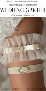 BRAUT Bolero, Kleider, Strumpfband STRUMPFBAND FÜR DIE BRAUT Set aus zwei Strumpfbändern, personalisiertes Hochzeitsstrumpfband in Box, etwas blaues Tüllspitzenstrumpfband & personalisiertes Wurfset, Strumpfband für die Braut, Geschenk zur Brautparty, elfenbeinfarbenes Tüllstrumpfband-Set, Geschenk für die Braut, Wurfstrumpfband.8