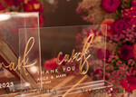 TISCHDEKORATIONSCHILDER   Gästebuch & Karten Geschenke Schilder Transparentes Acryl-Tischschild, goldene Spiegelbuchstaben-Acrylschild, goldenes Plexi-Tischschild, luxuriöse Tischdekoration, Hochzeitsschild goldene Spiegelschilder14