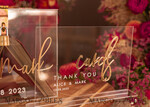 TISCHDEKORATIONSCHILDER   Gästebuch & Karten Geschenke Schilder Transparentes Acryl-Tischschild, goldene Spiegelbuchstaben-Acrylschild, goldenes Plexi-Tischschild, luxuriöse Tischdekoration, Hochzeitsschild goldene Spiegelschilder14