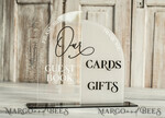 TISCHDEKORATIONSCHILDER   Gästebuch & Karten Geschenke Schilder Acrylkarten und Gästebuch-Signalkombination, klare und matte Acrylschilder, schwarze Plexi-Kartenbox und Schild, unser Gästebuch-Schild, Luxushochzeit, BWs9